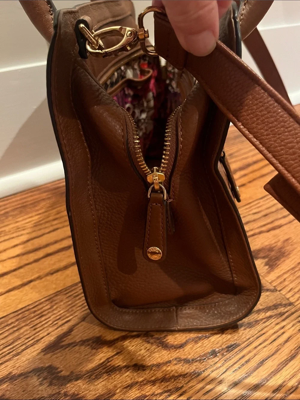 Vera Bradley quilted leather